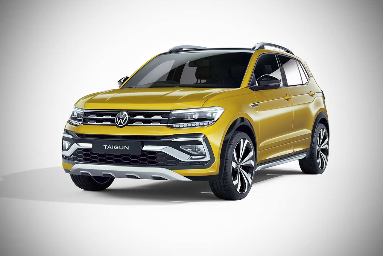2020 Volkswagen Taigun compact SUV Front Quarter