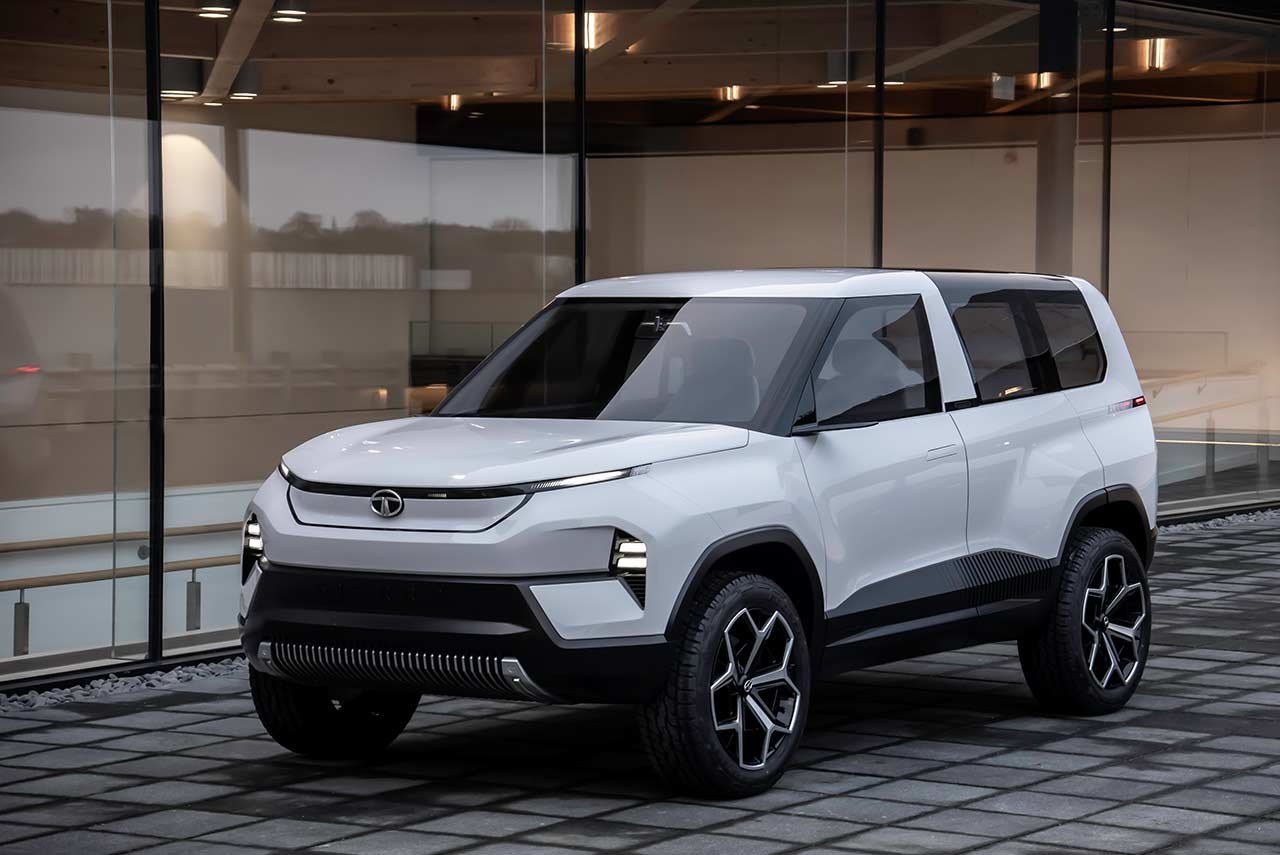Tata Sierra EV Concept Front Quarter 2020