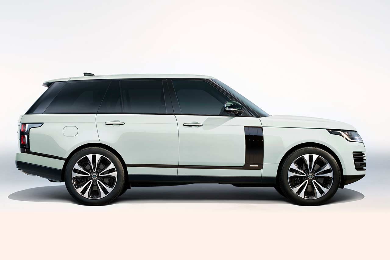 Range Rover Fifty White Side 2020