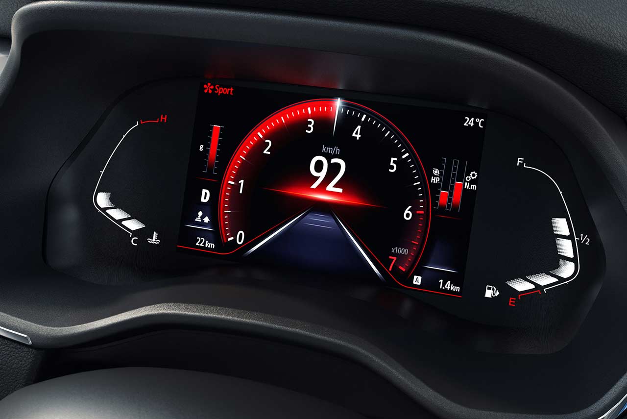 Renault Kiger Digital Speedometer 2021