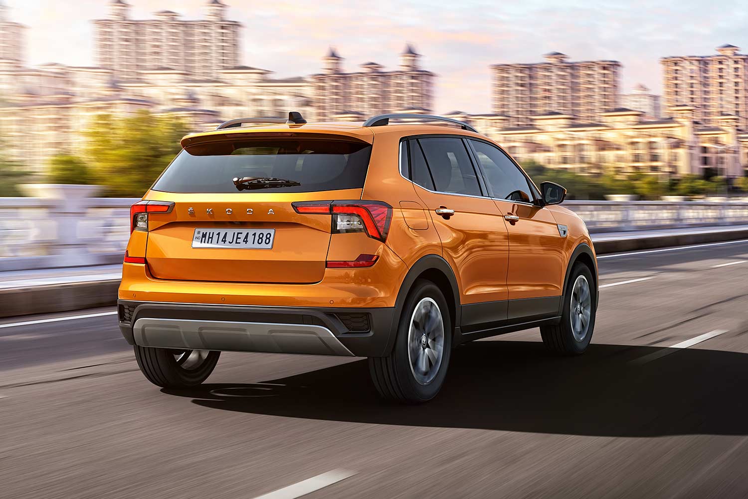 Skoda Kushaq Rear Quarter Highway 2021