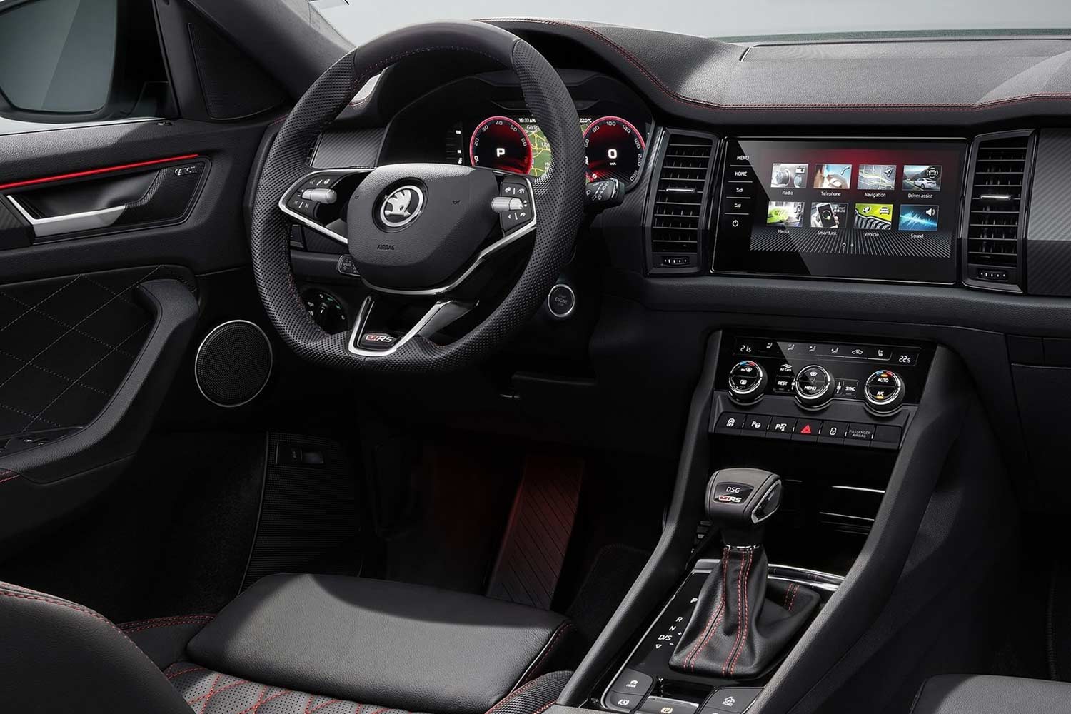 2021 Skoda Kodiaq RS Interior Steering