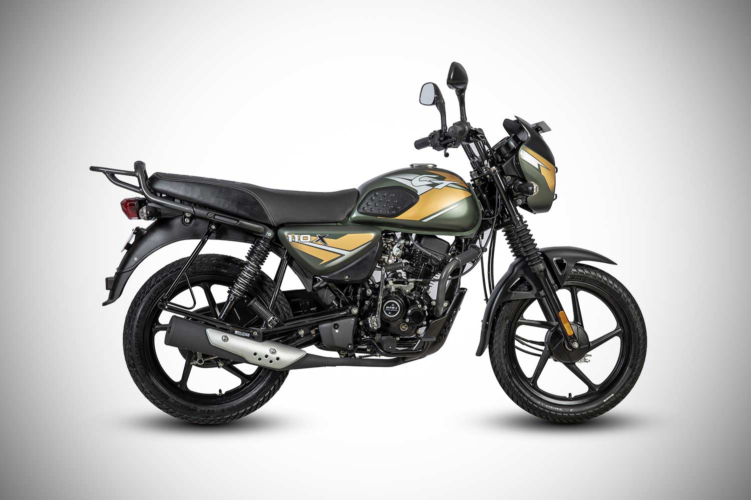 Bajaj CT110X Olive Green 2021