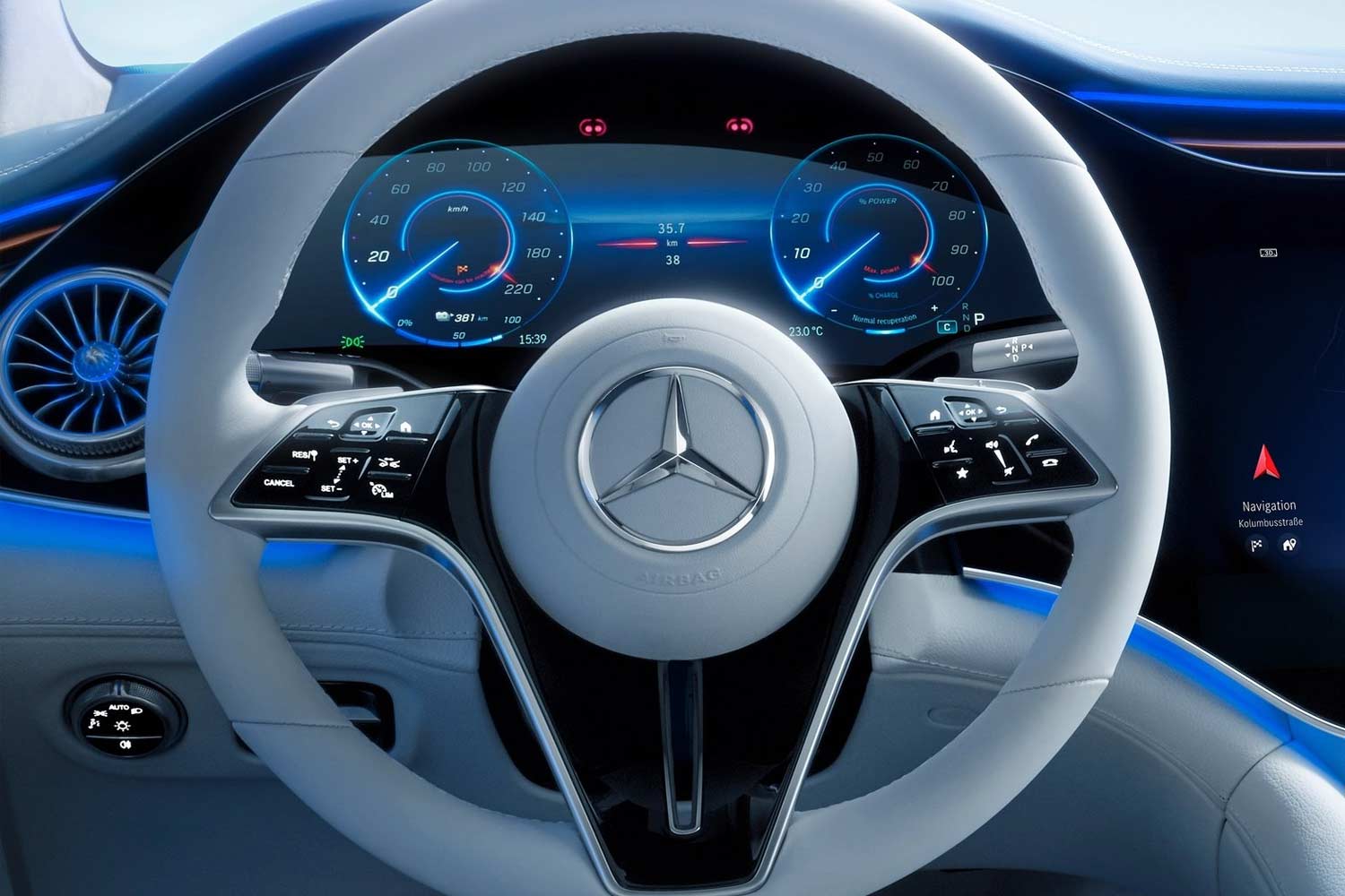 Mercedes-Benz EQS Steering 2021