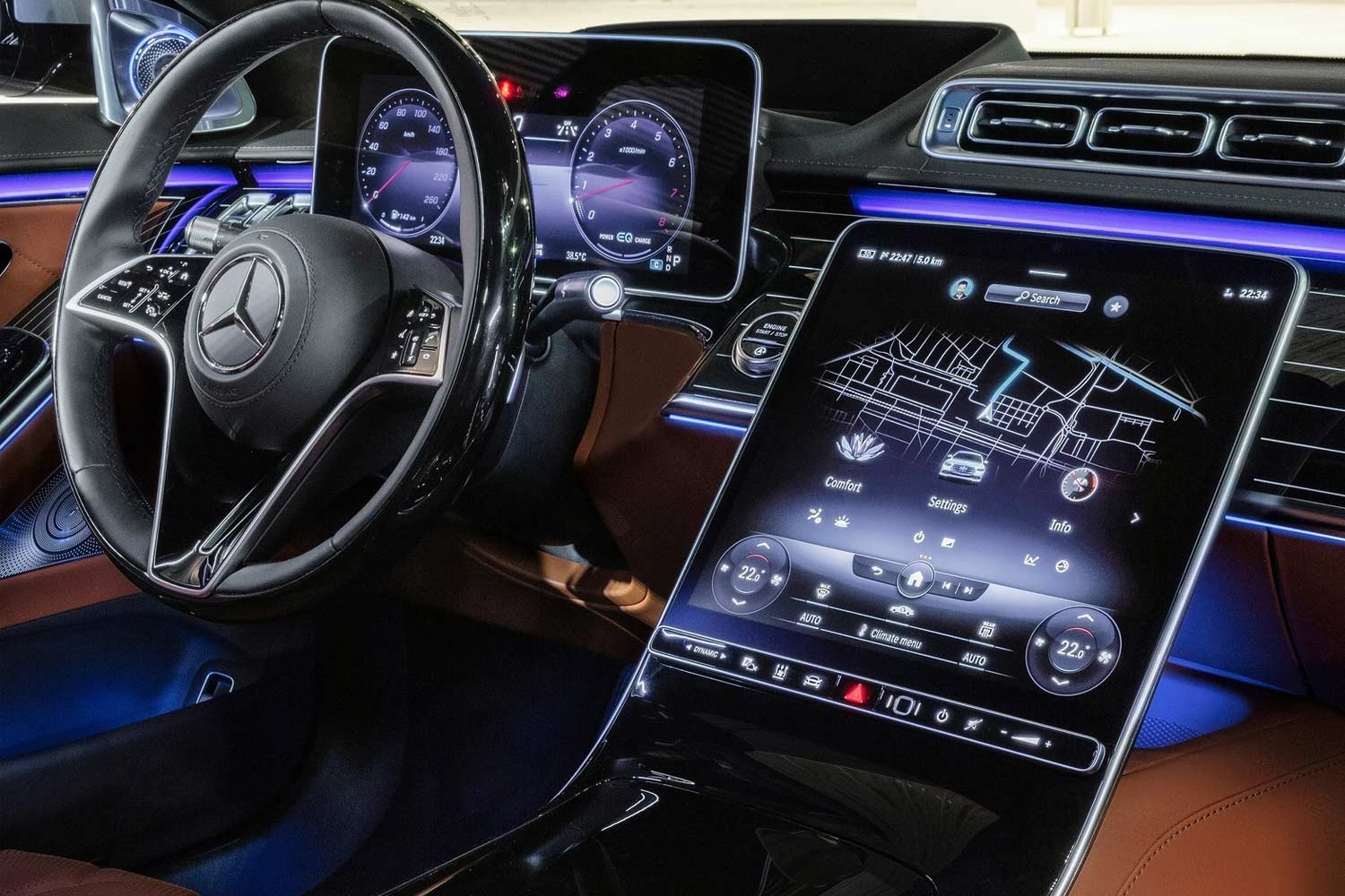 2021 Mercedes-Benz S-Class Touchscreen Infotainment