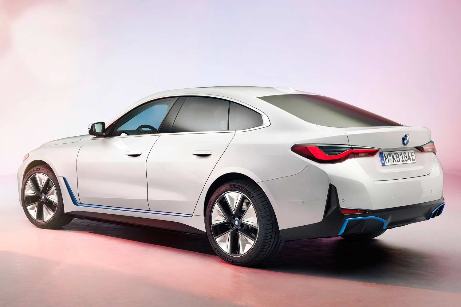 BMW i4 Rear Quarter 2021