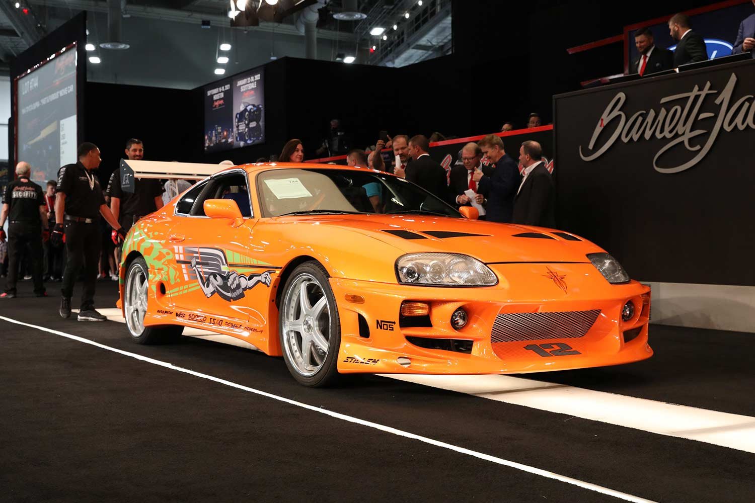 Toyota Supra Fast and Furious Sold Price 2021