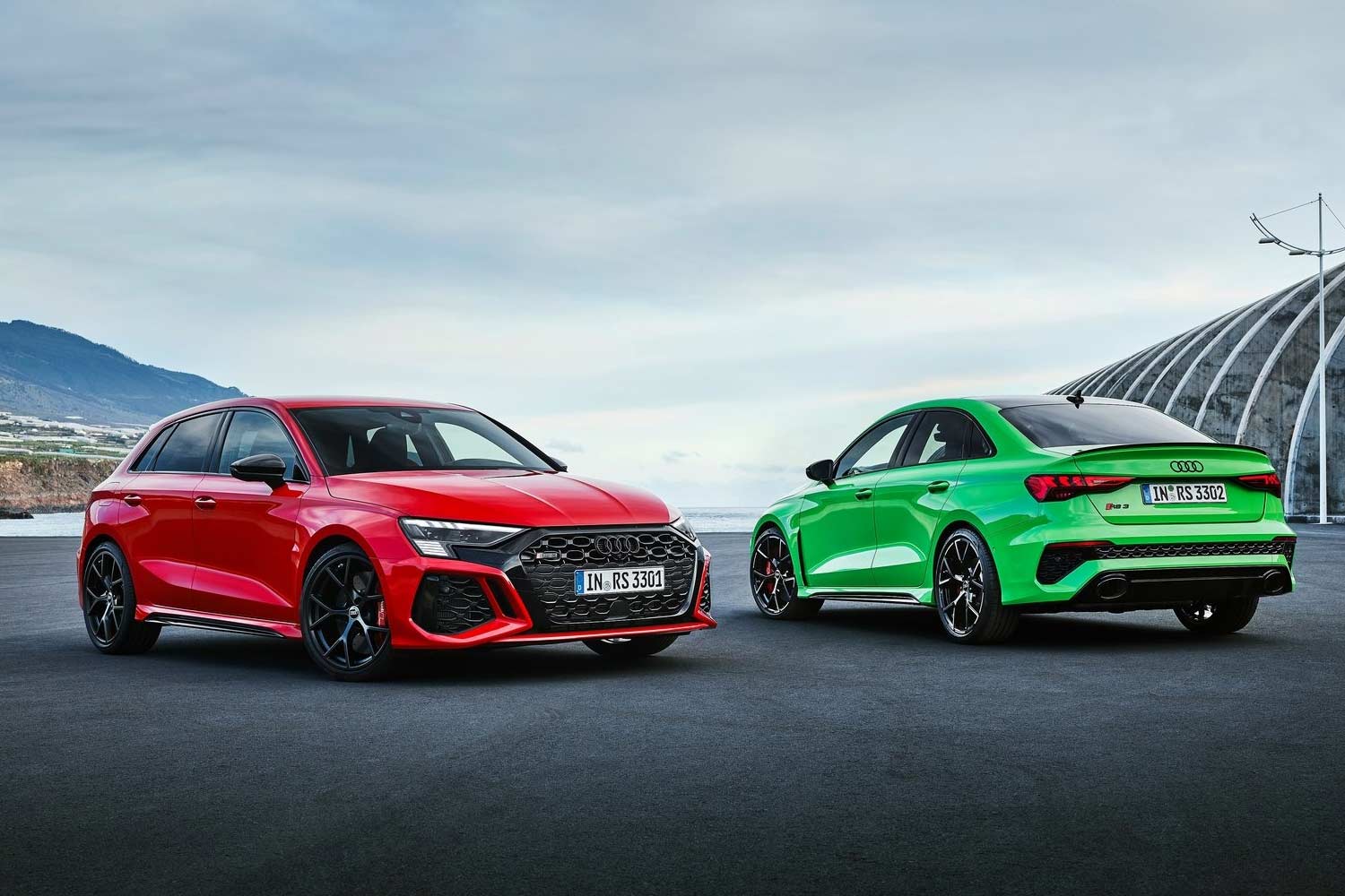2021 Audi RS3 Sportback and Sedan