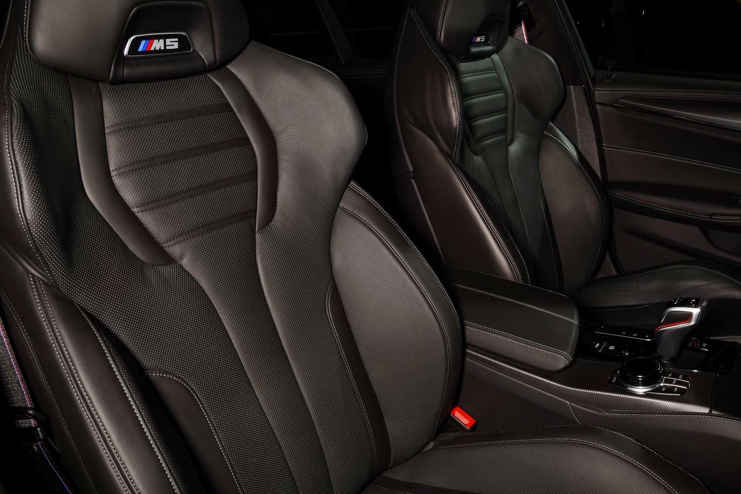 2021 BMW M5 Competition Front Seats
