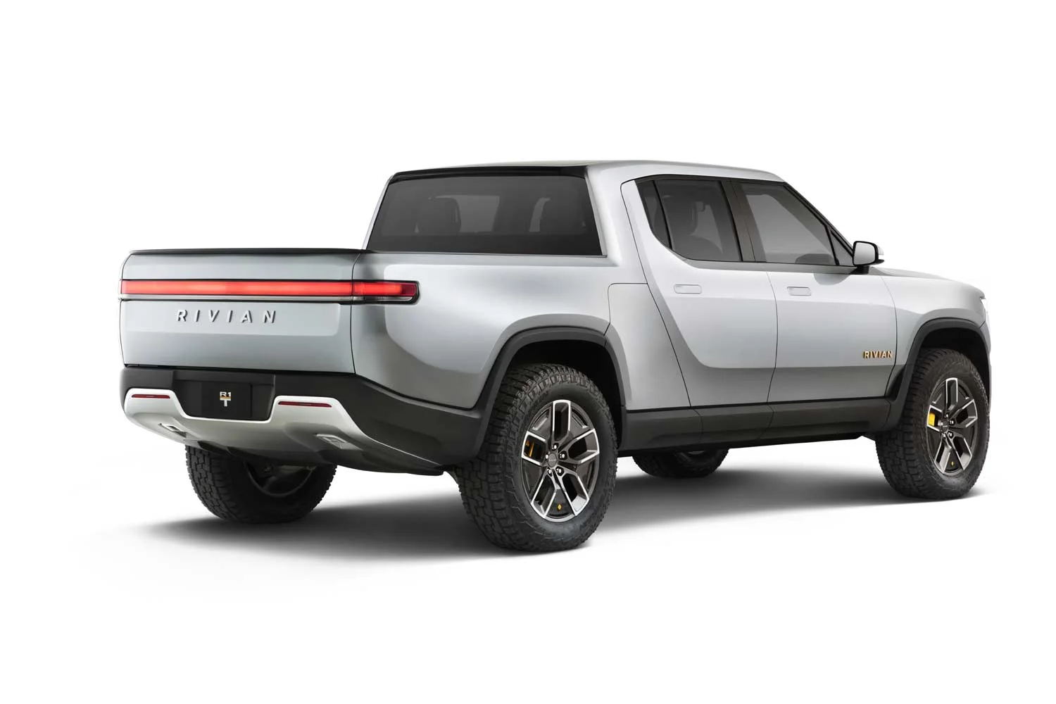 Rivian R1T Electric Pickup Truck Rear Quarter 2021