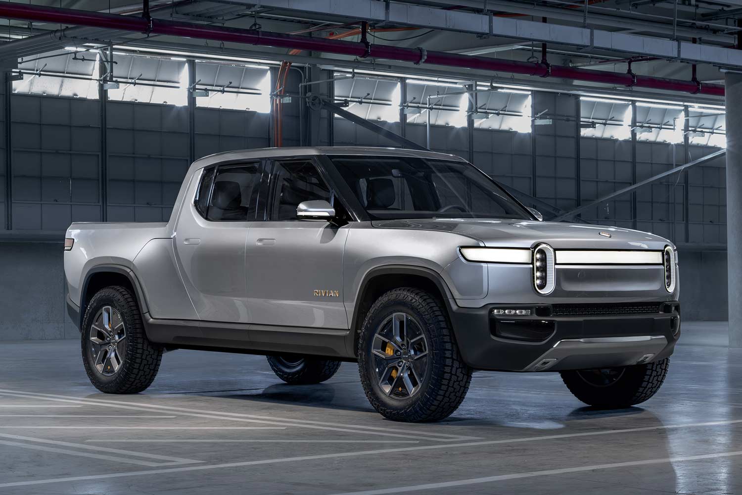 Rivian R1T Front Quarter 2021