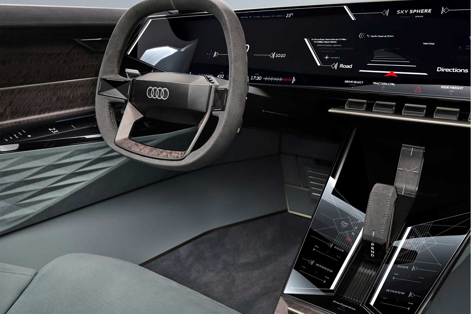 2021 Audi Skysphere Concept Steering Wheel