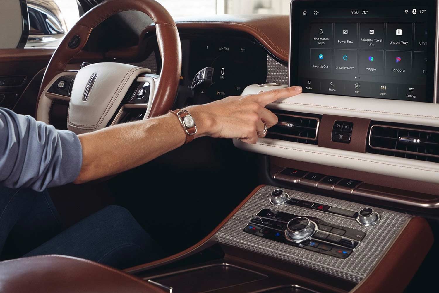 2021 Lincoln Aviator Shinola Concept SUV Soft touch material