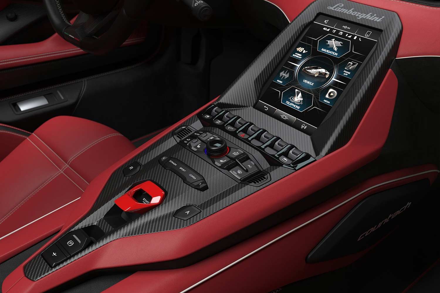 2022 Lamborghini Countach LPI 800-4 Centre Console
