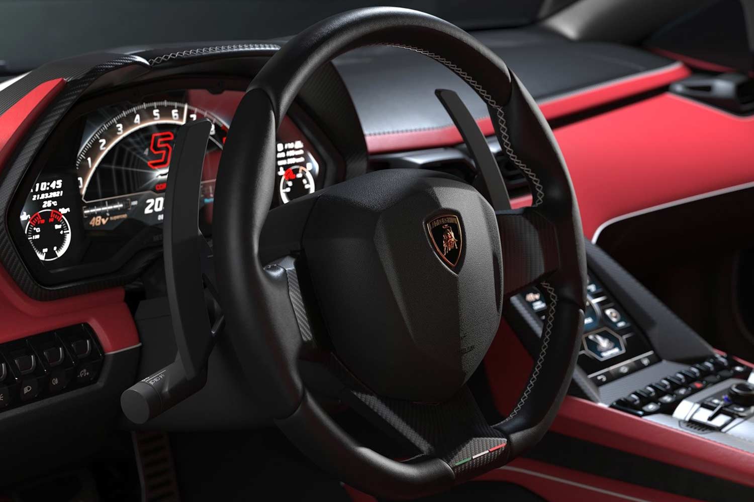 2022 Lamborghini Countach LPI 800-4 Steering