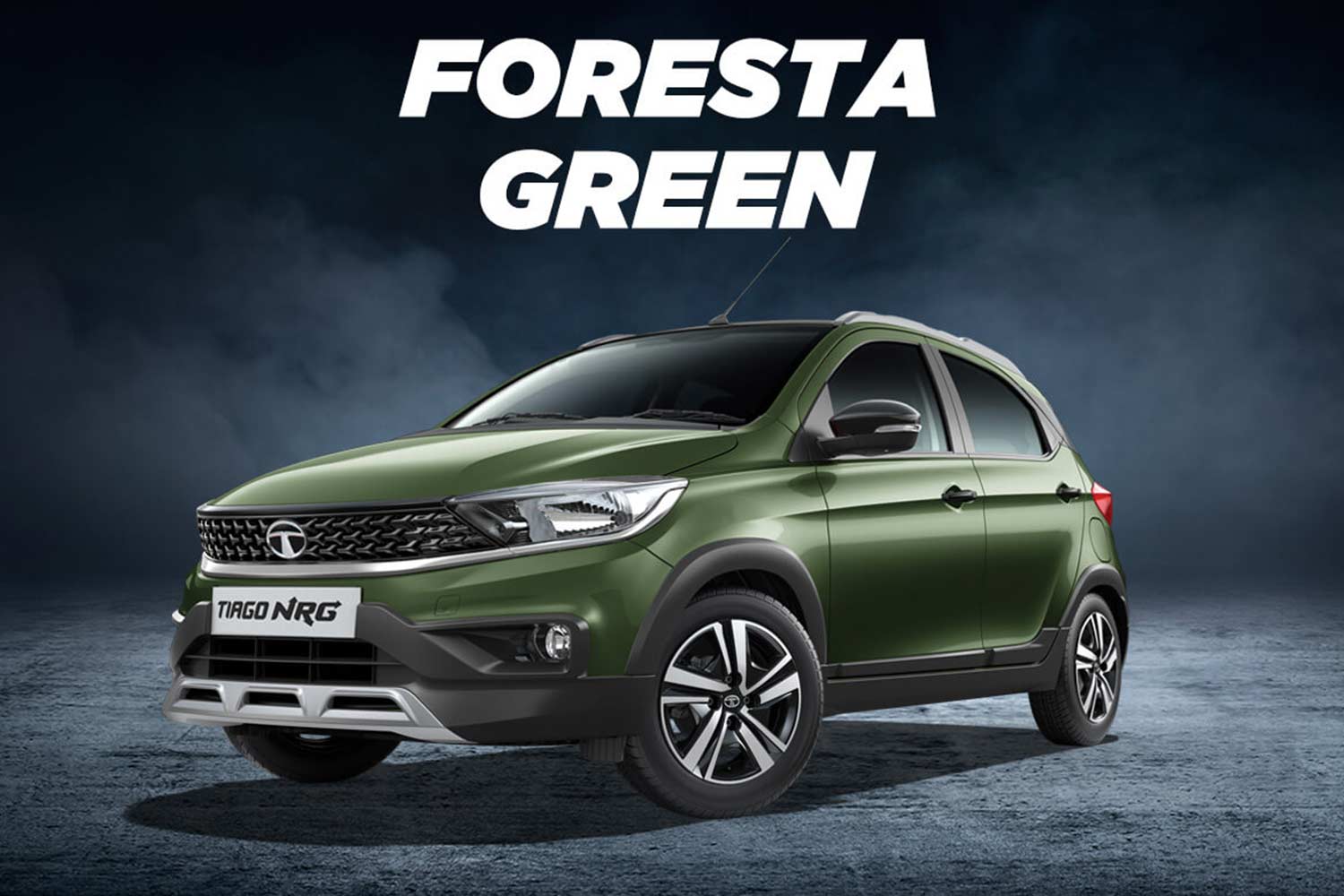 Tata Tiago NRG Forest Green