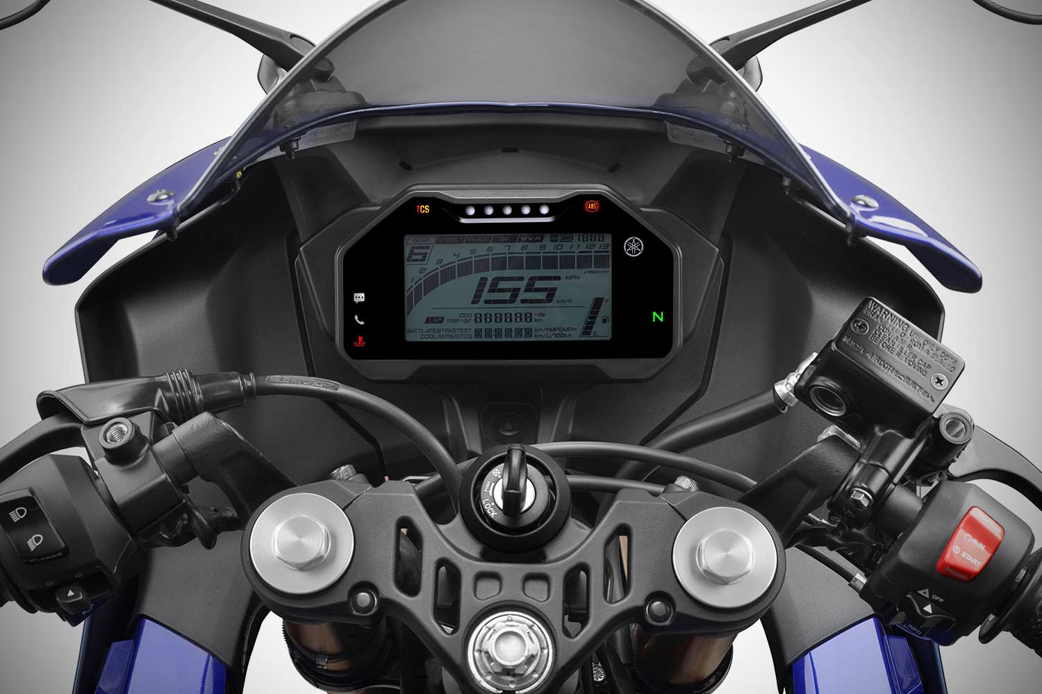 2021 Yamaha R15 V4 Full digital LCD console