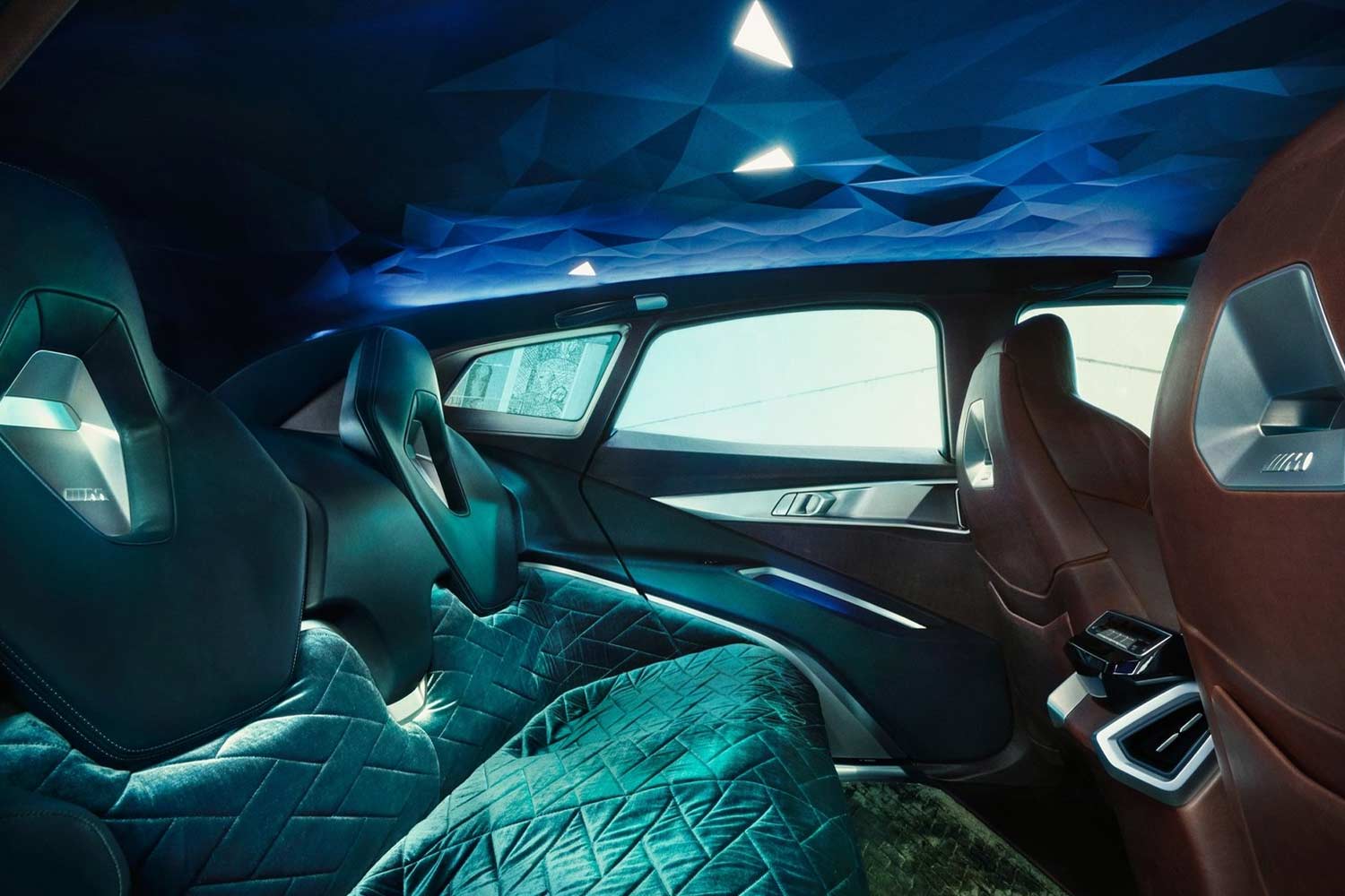 2021 BMW XM Concept Rear Seats