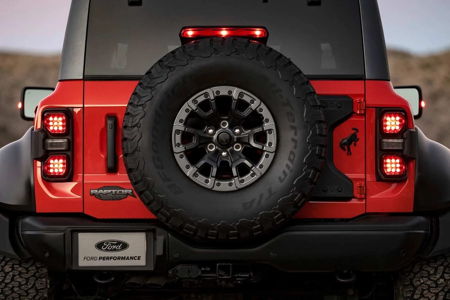 2022 Ford Bronco Raptor Spare Wheel