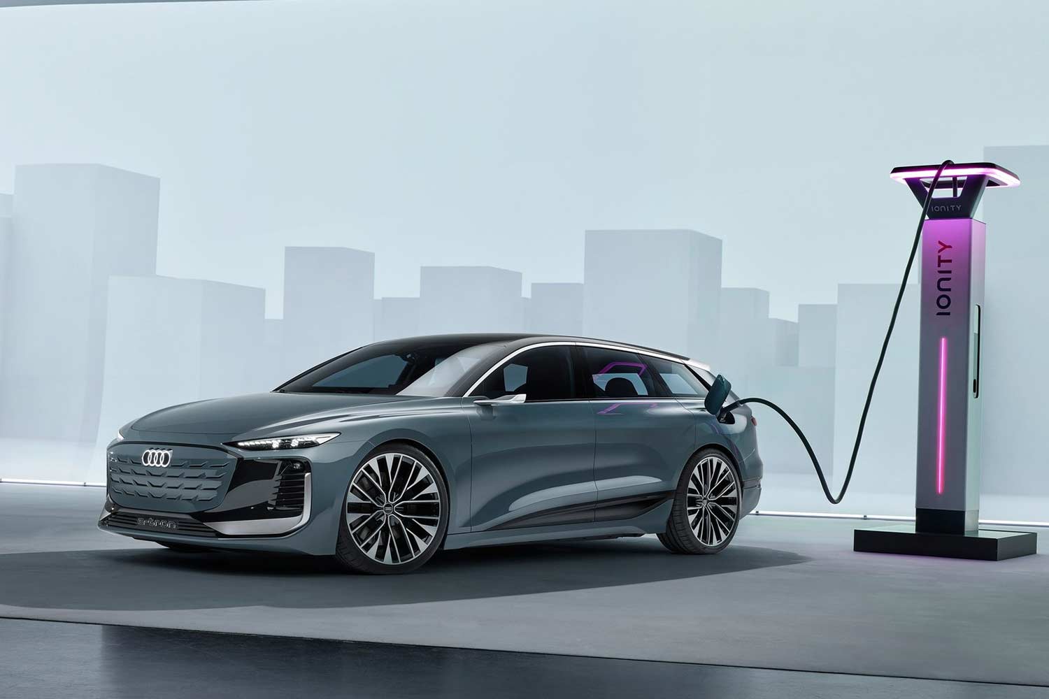 2022 Audi A6 Avant e-tron Concept Ionity Charger