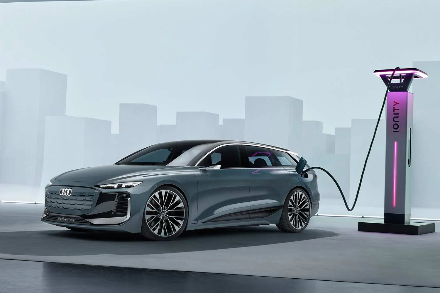 2022 Audi A6 Avant e-tron Concept Ionity Charger