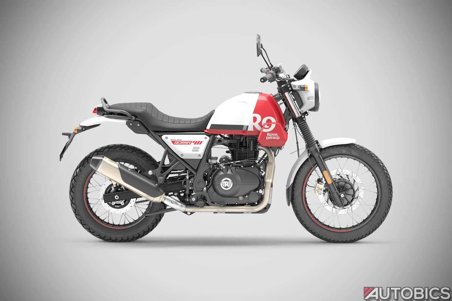 2022 Royal Enfield Scram 411 White Flame