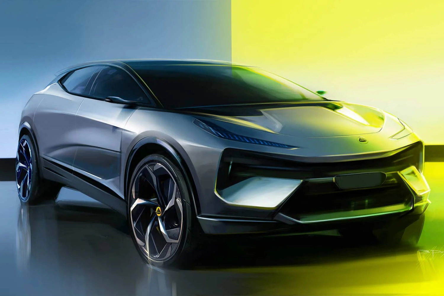 2023 Lotus Eletre Design Sketch