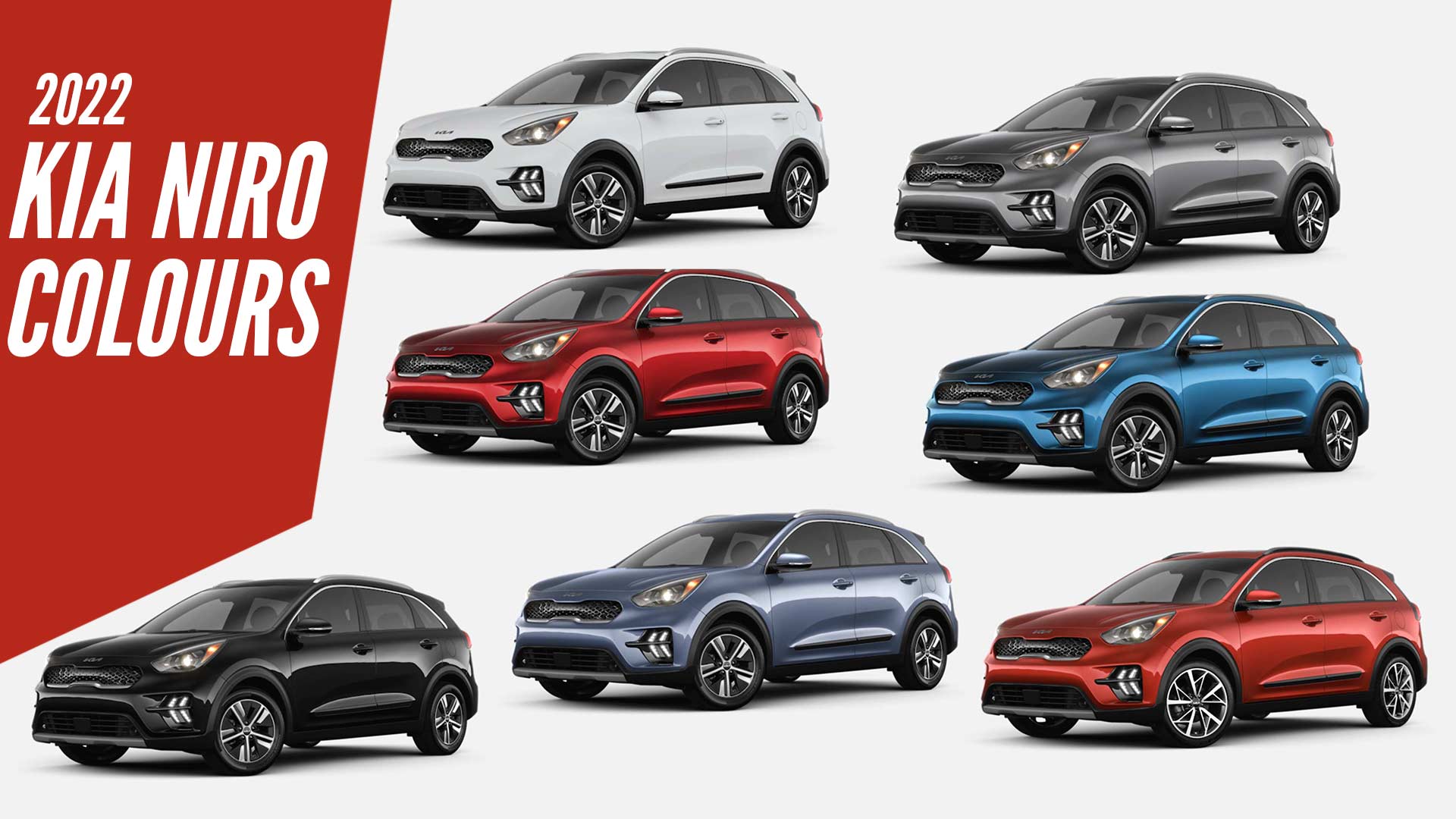 2022 Kia Niro All Colour Options