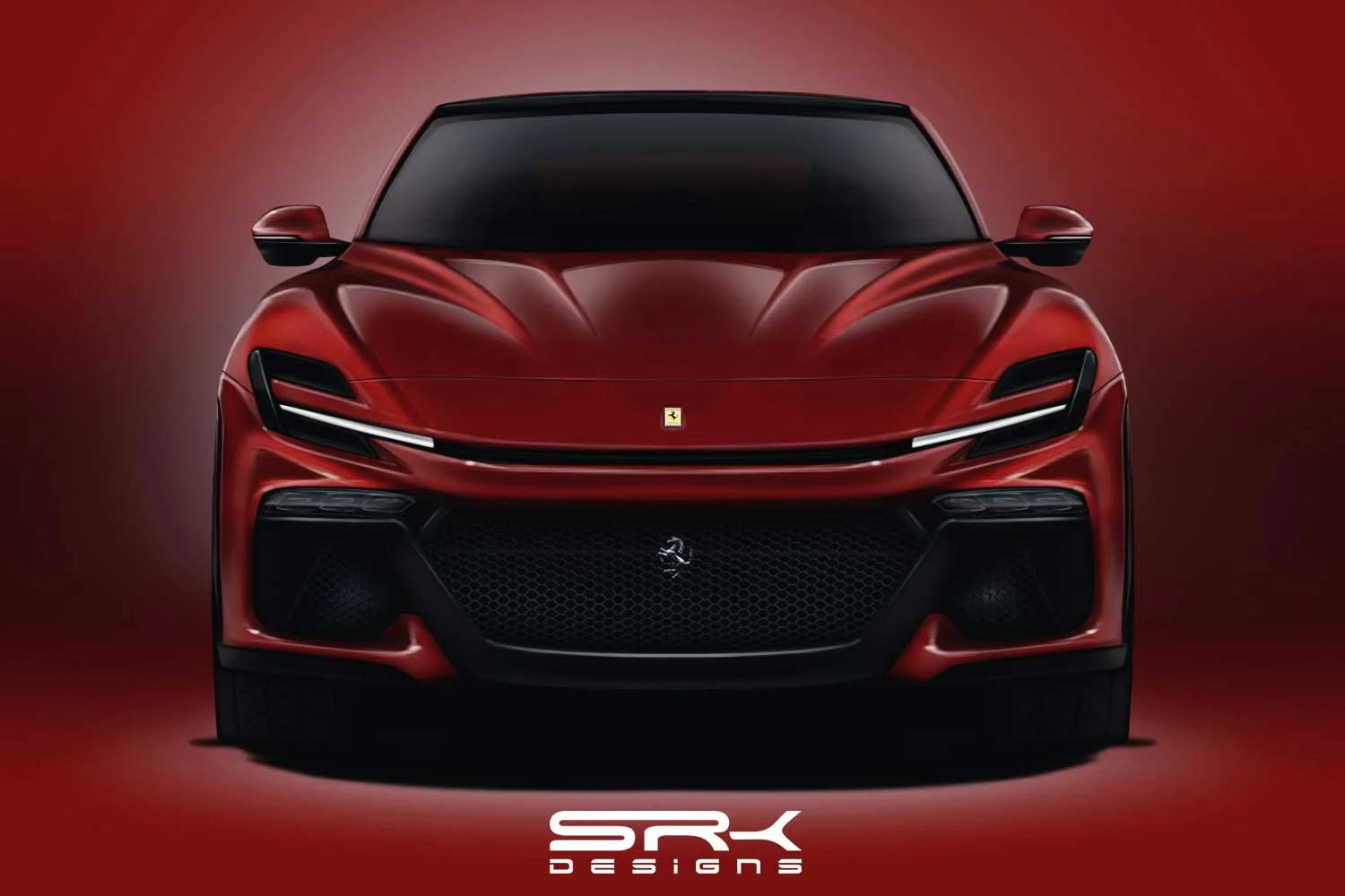 Ferrari Purosangue SUV rendered based on official teaser | AUTOBICS
