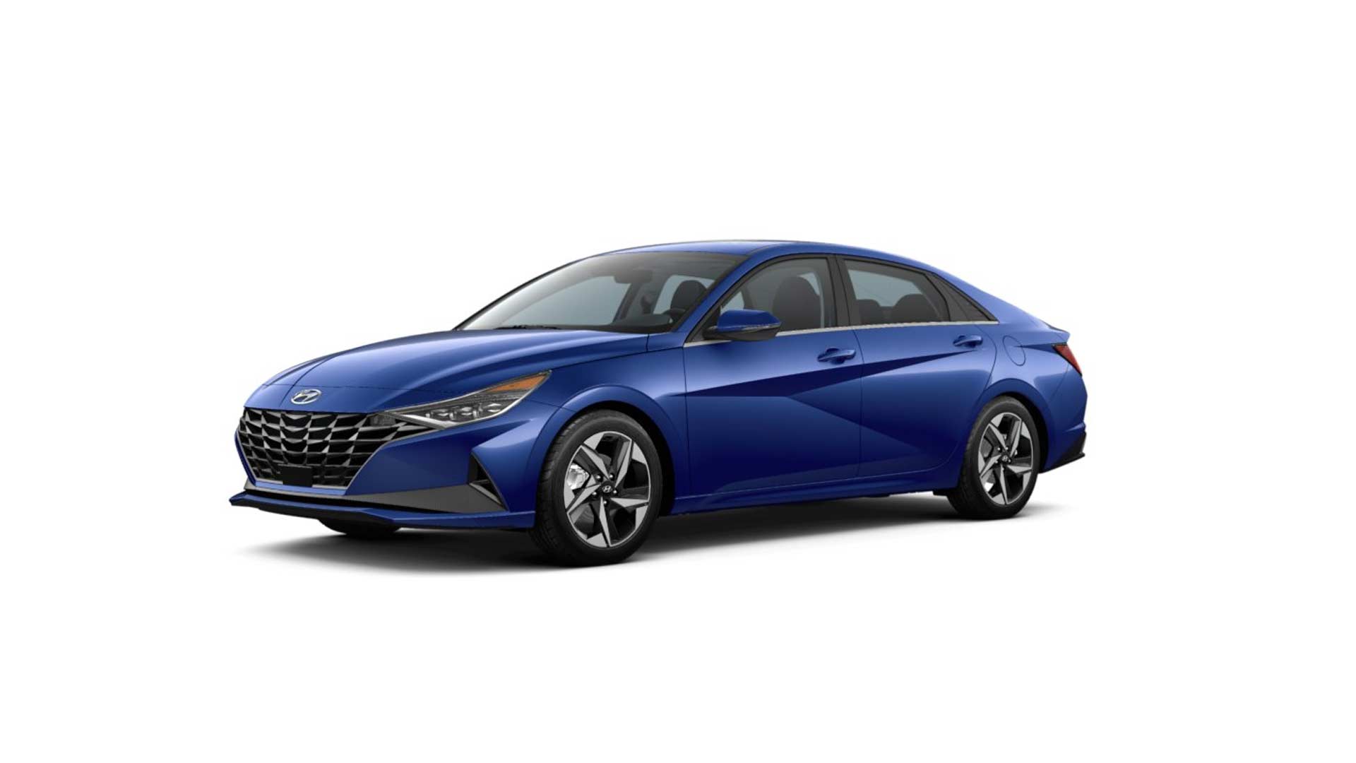 2022 Hyundai Elantra Hybrid Limited Intense Blue