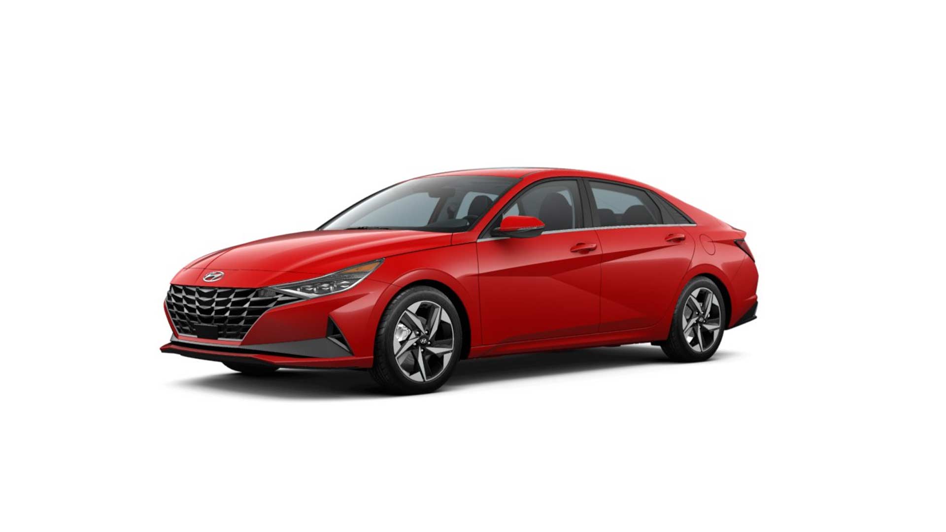 2022 Hyundai Elantra Hybrid Limited Scarlet Red Pearl