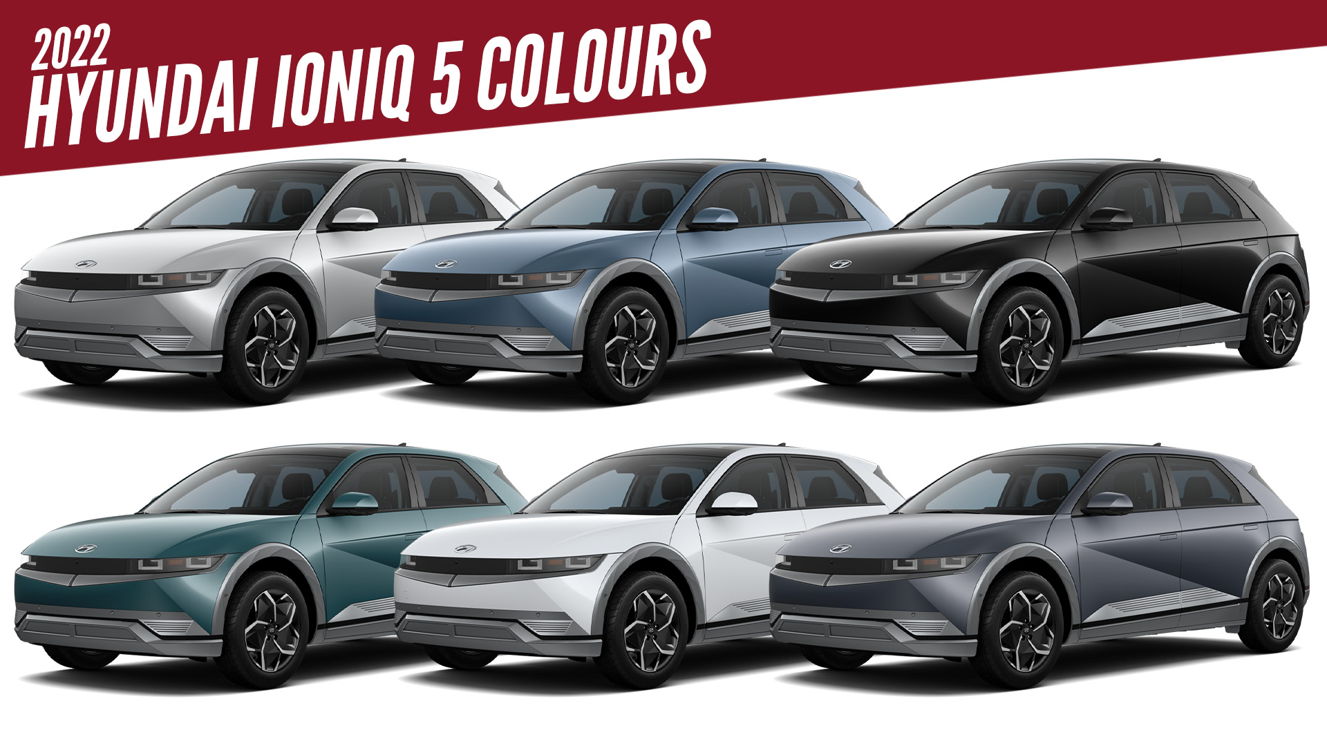 2022 Hyundai Ioniq 5 All Colour options