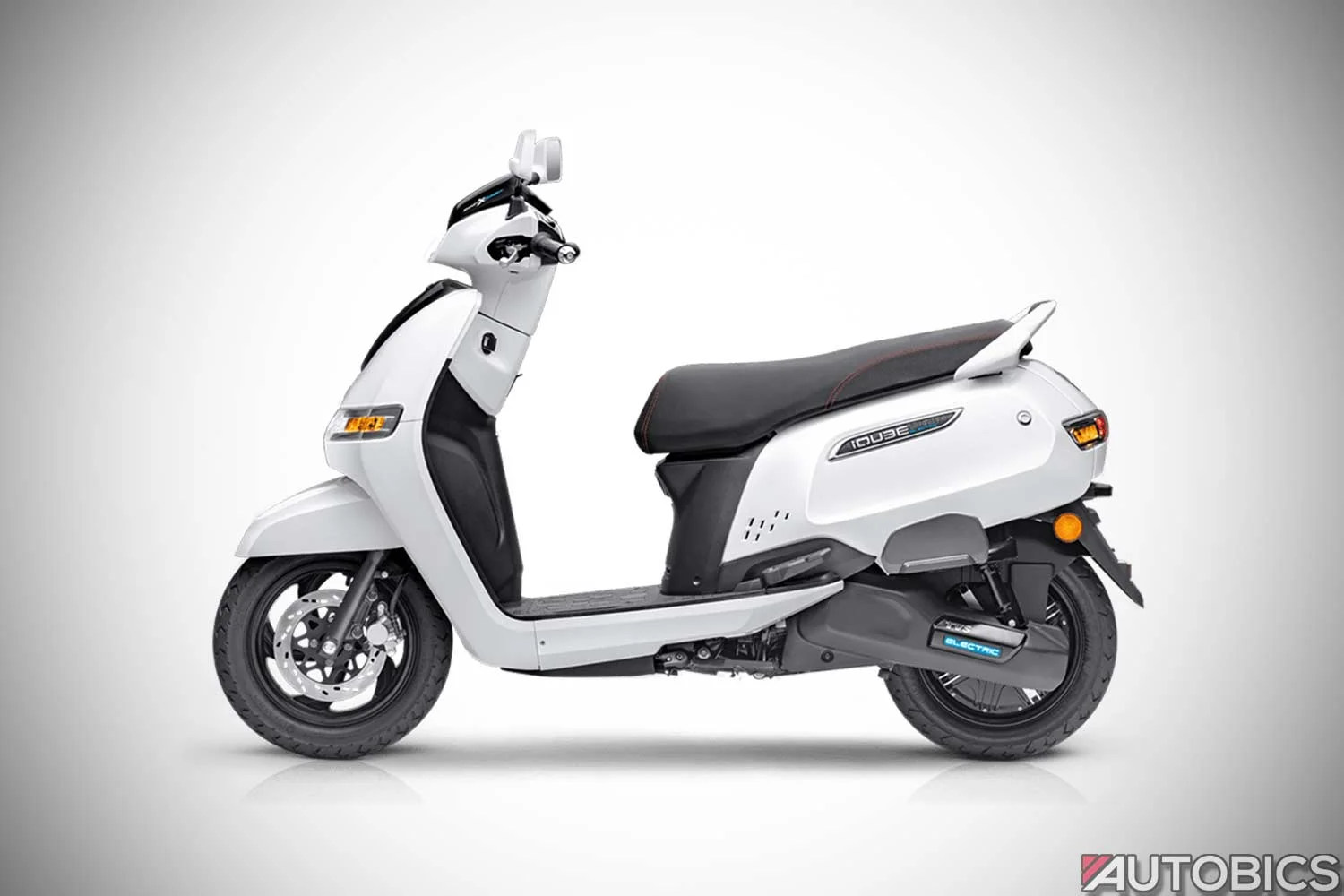 2022 TVS iQube Pearl White