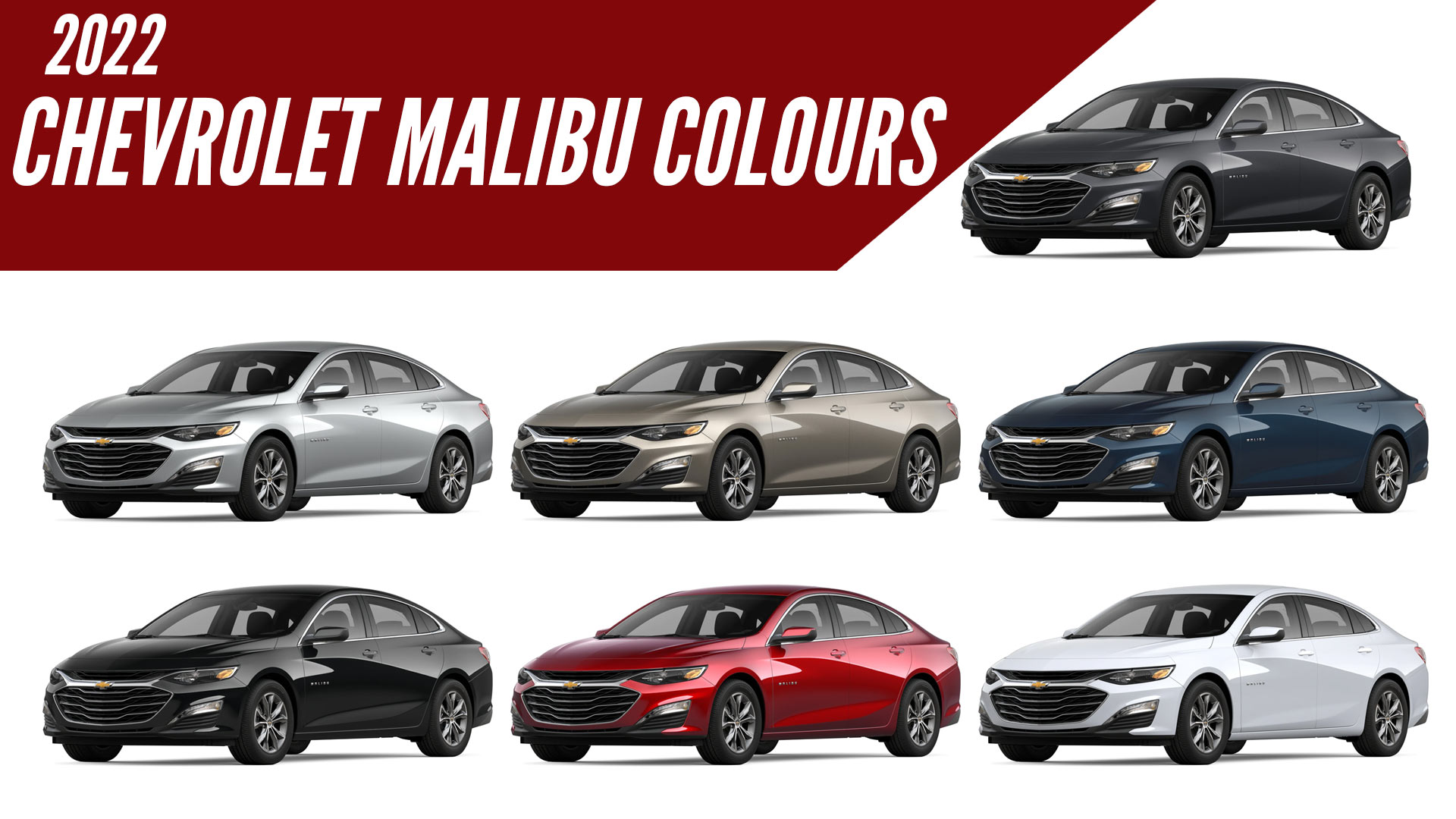 2022 Chevrolet Malibu Sedan All Colour Options