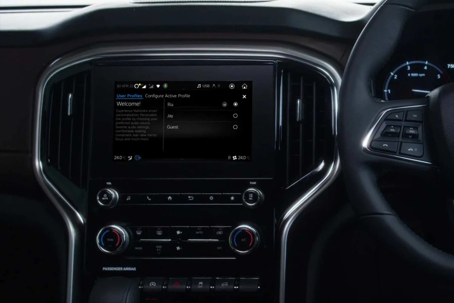 2022 Mahindra Scorpio N Interior Revealed Center Console