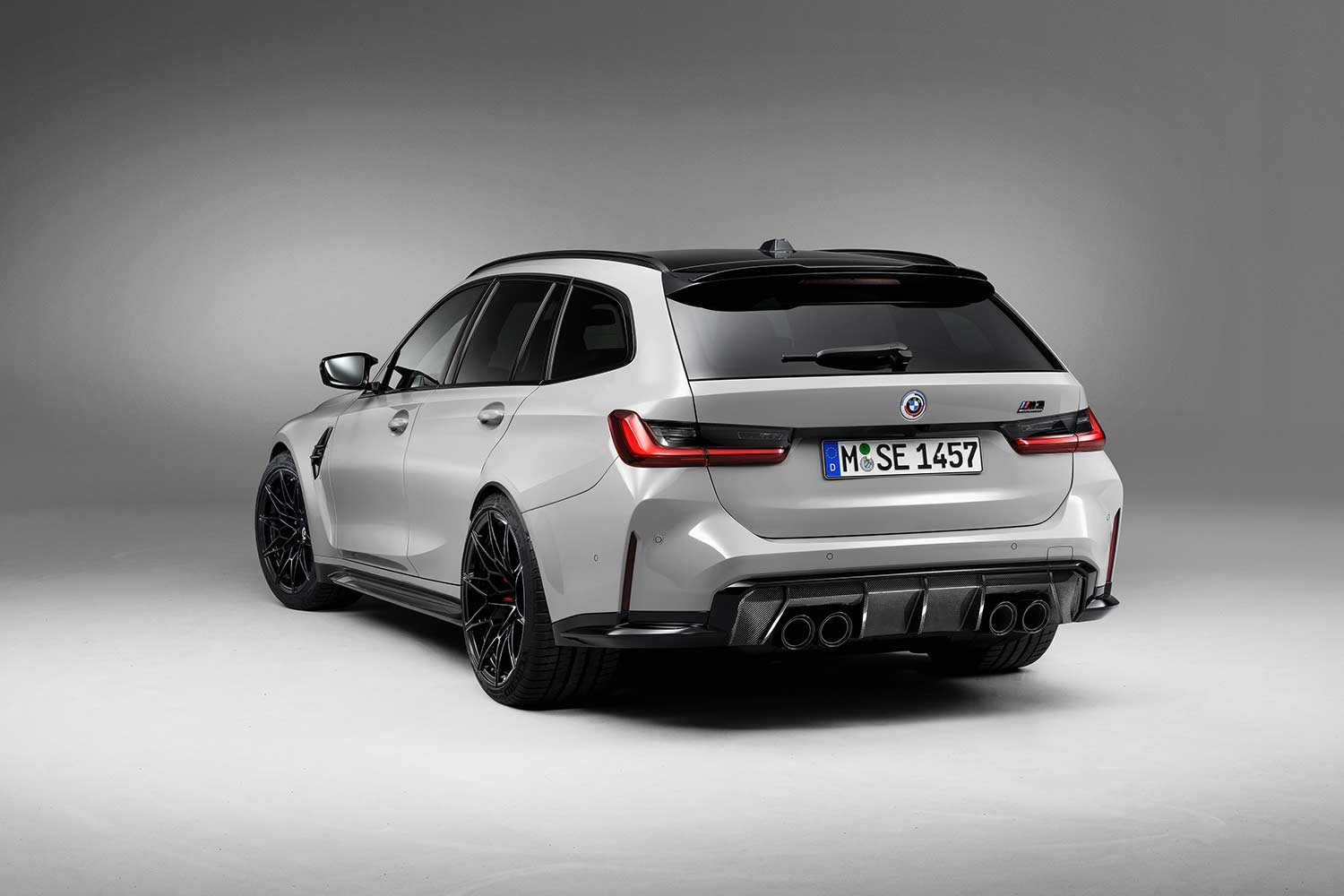 2023 BMW M3 Touring White Rear Quarter