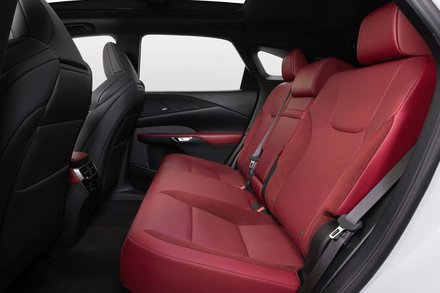2023 Lexus RX F Sport Interior Red Rear Seats