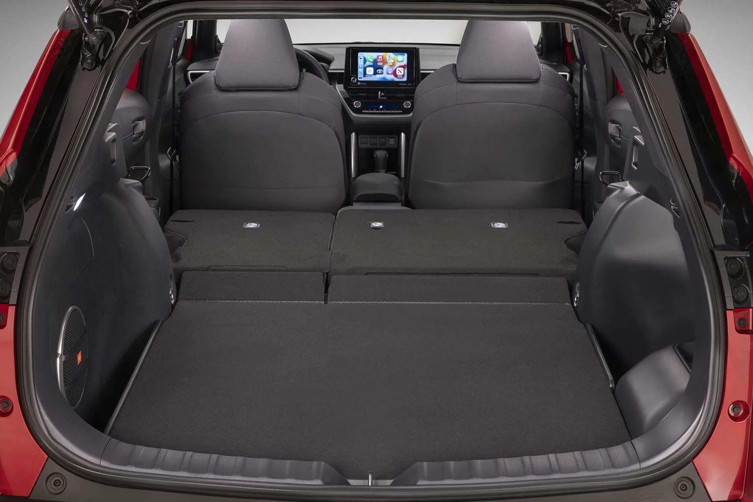 2023 Toyota Corolla Cross Hybrid Boot Space Seats Folded