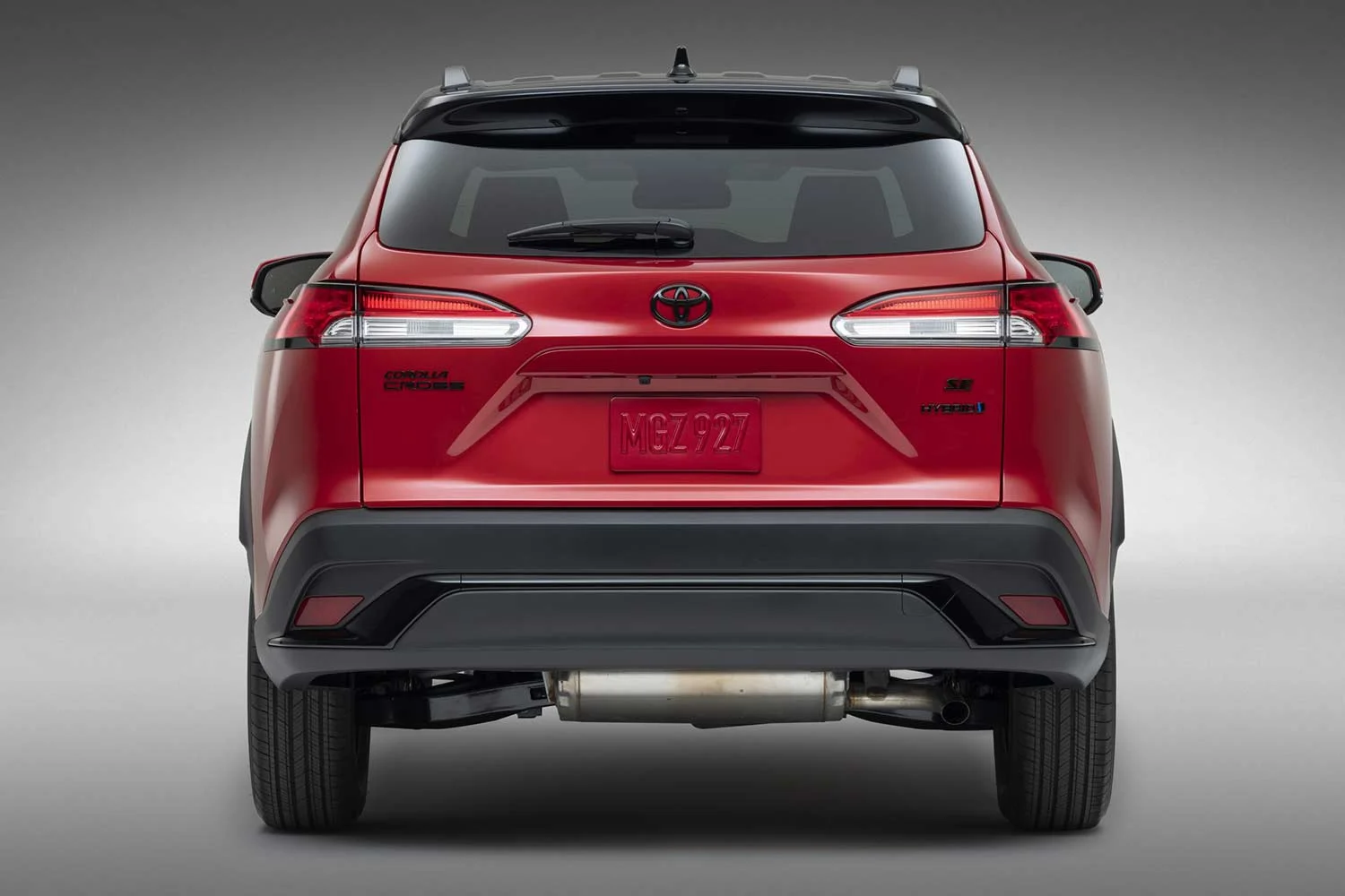 2023 Toyota Corolla Cross Hybrid Red Rear
