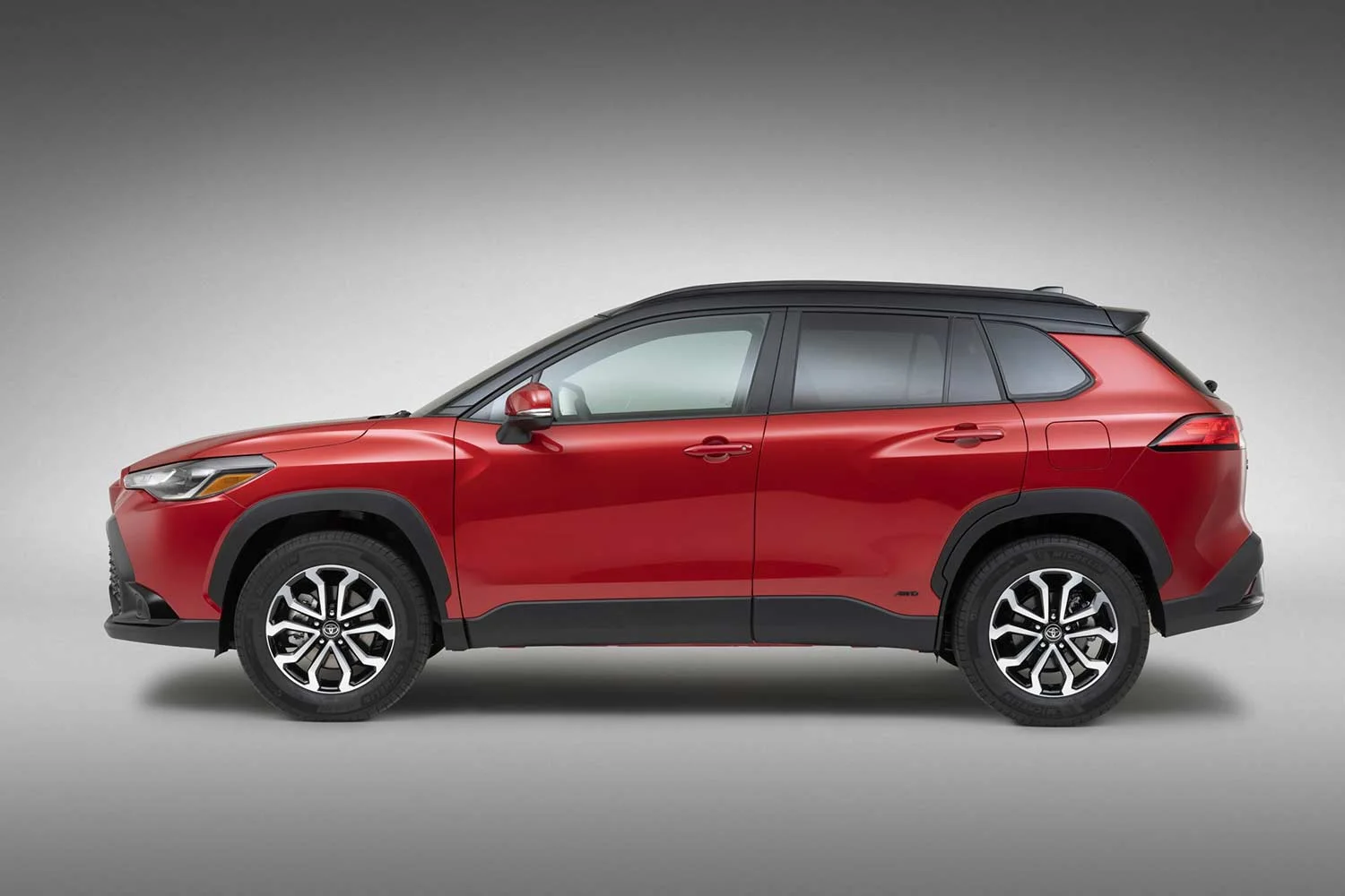 2023 Toyota Corolla Cross Hybrid Red Side