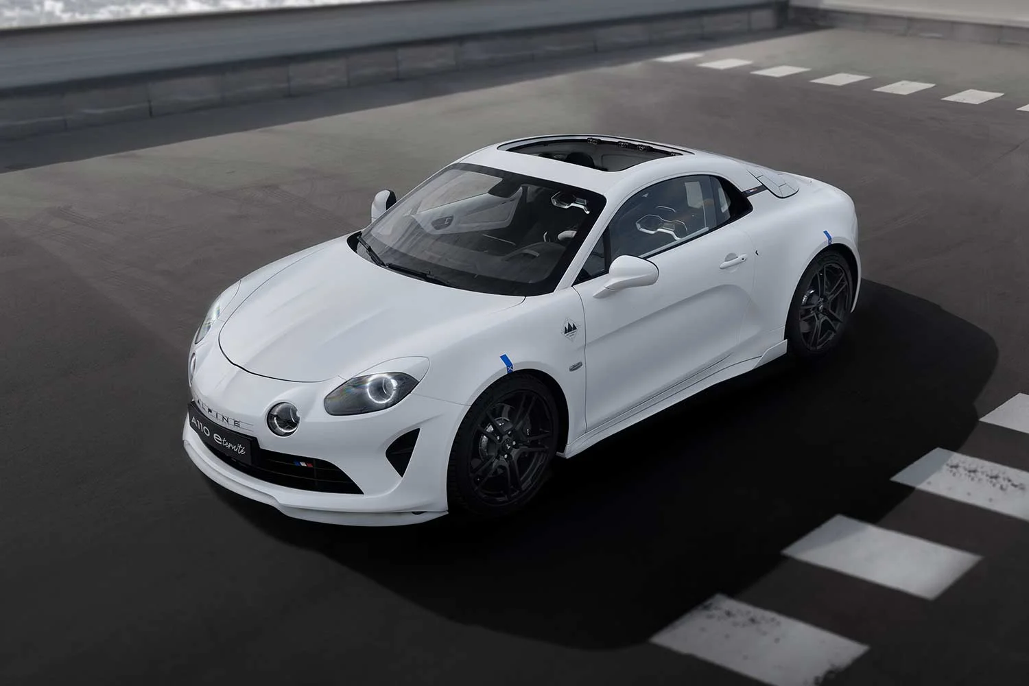 2022 Alpine A110 E-ternite Concept; 100% electric sports car 2022 Alpine A110 E-ternite Concept Front Quarter