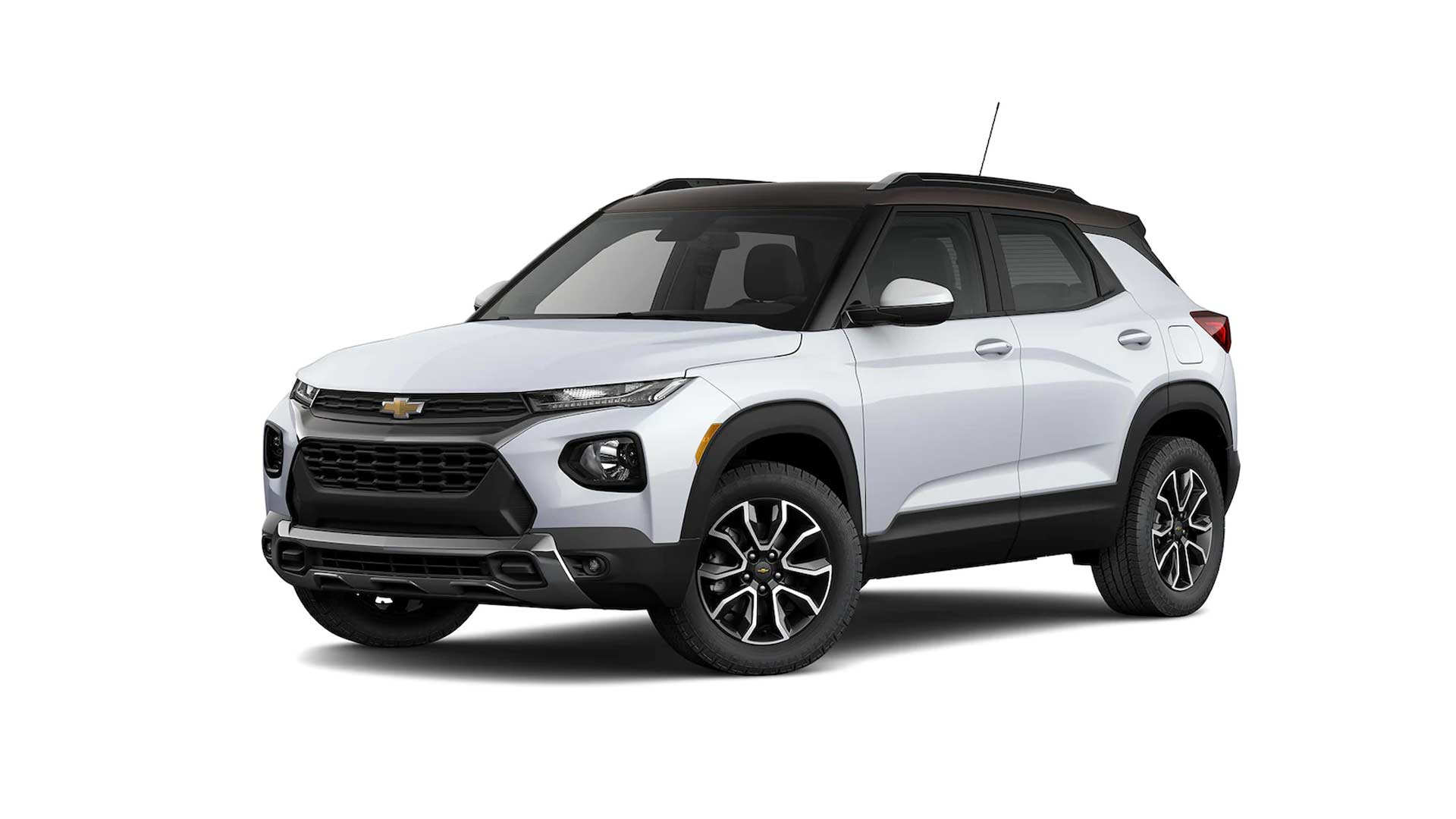 2022 Chevrolet Trailblazer Summit White with Zeus Bronze Metallic roof