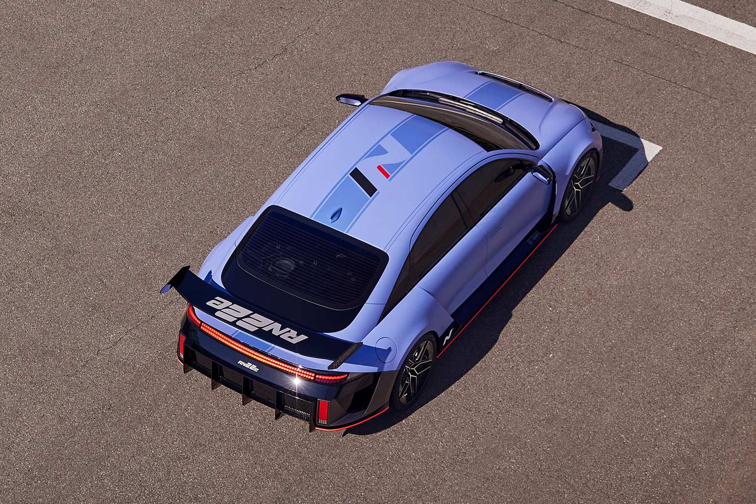 2022 Hyundai RN22e Concept Top View