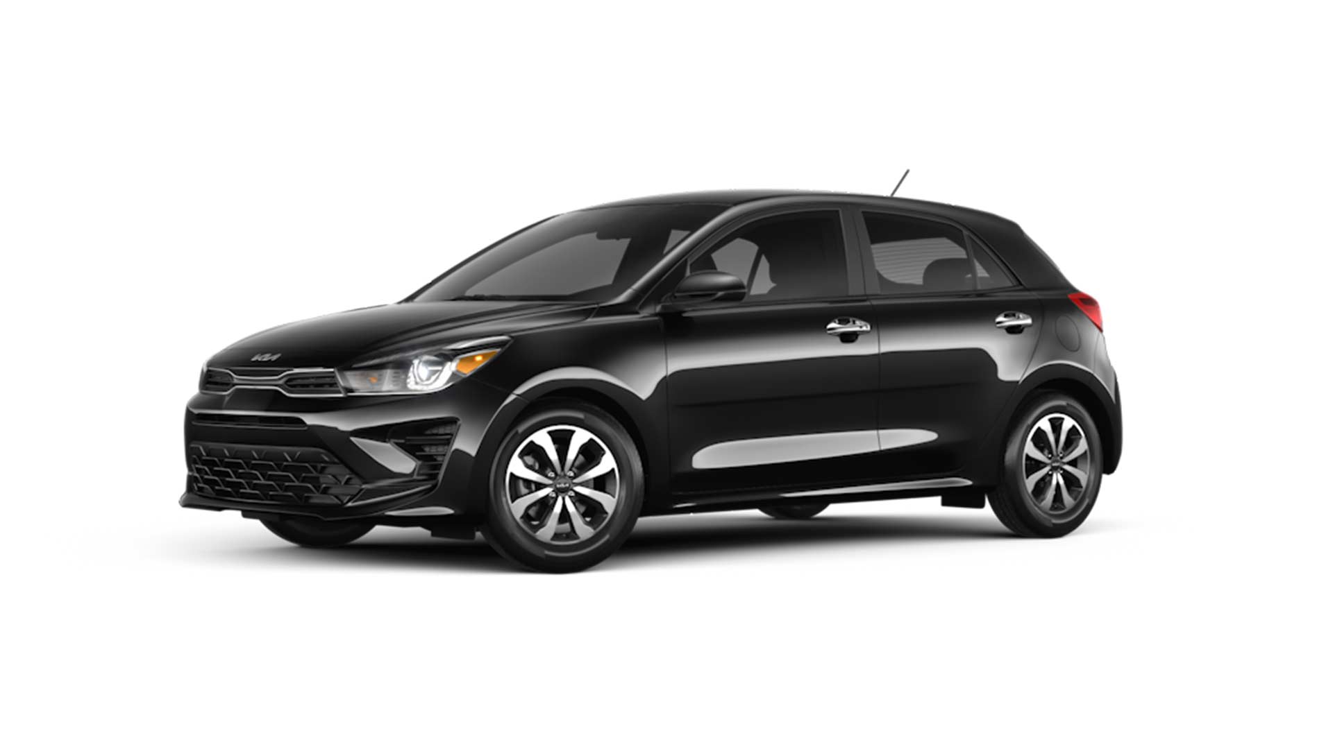 2022 Kia Rio 5-door hatchback Aurora Black