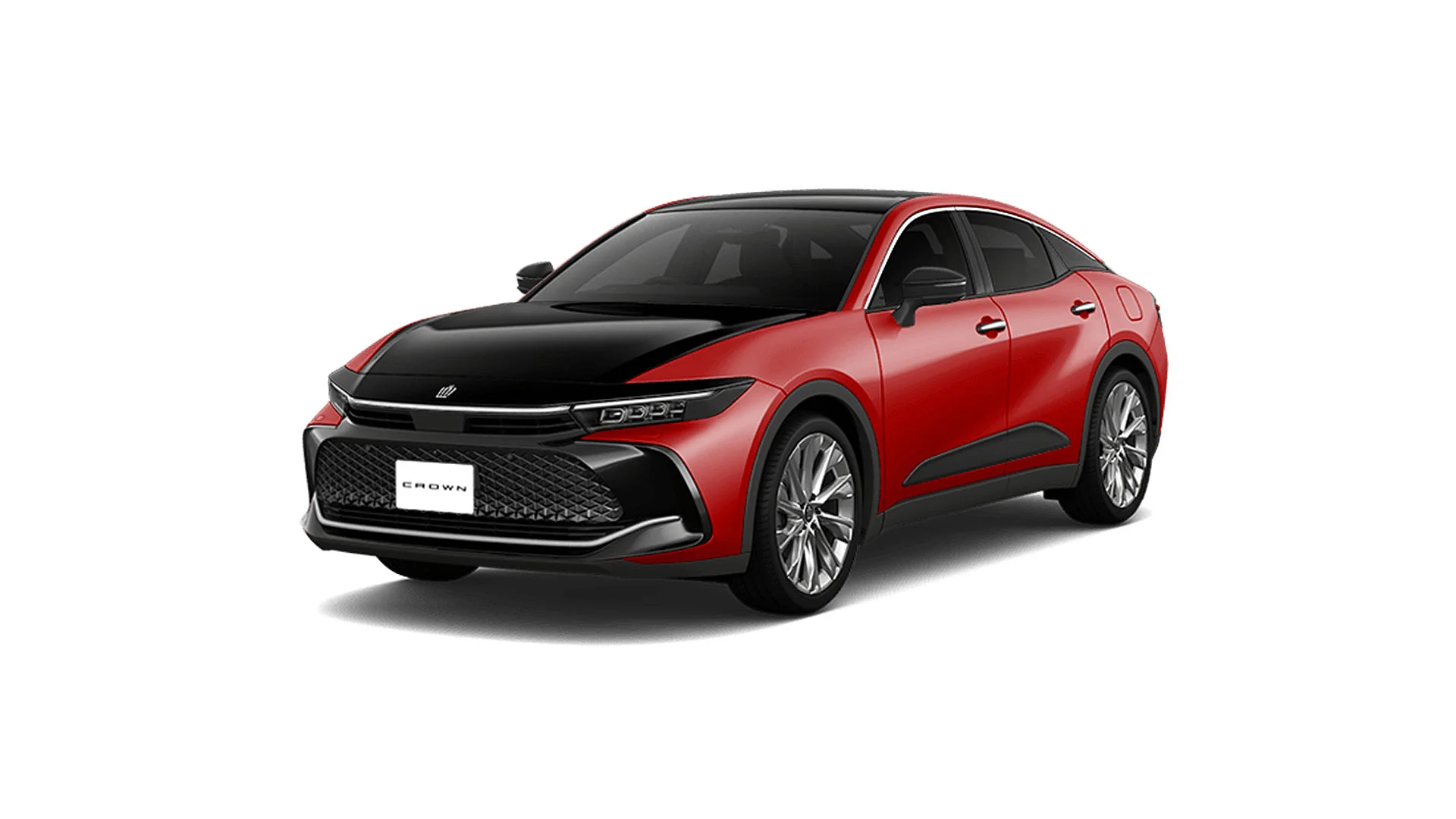 2022 Toyota Crown Crossover Emotional Red with Black