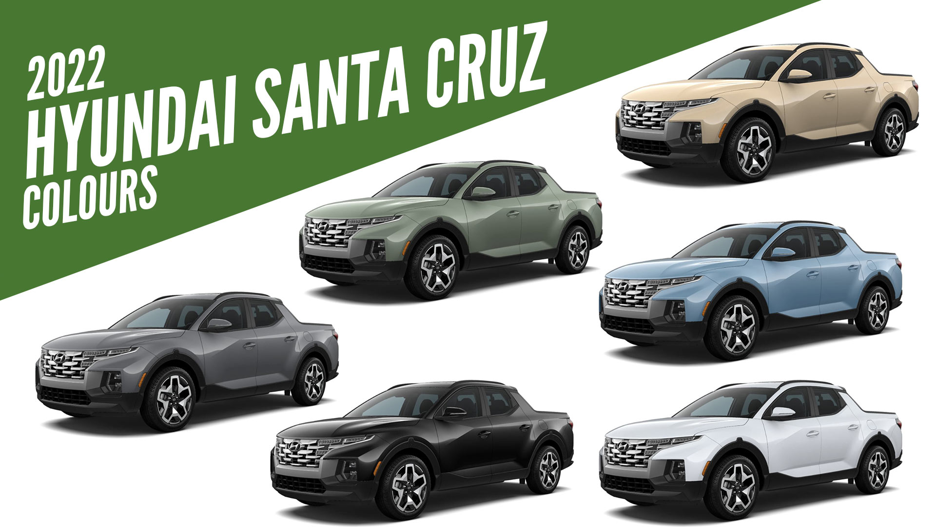 2022 Hyundai Santa Cruz All Color Options Images AUTOBICS