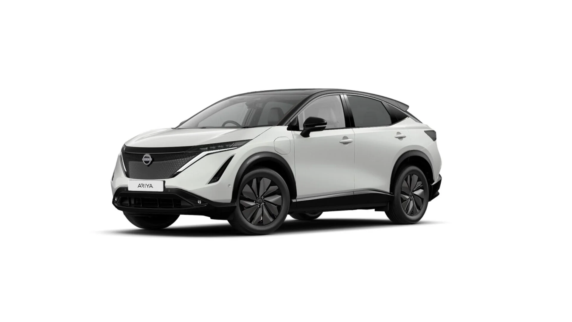 2022 Nissan Ariya White Pearl with Pearl Black
