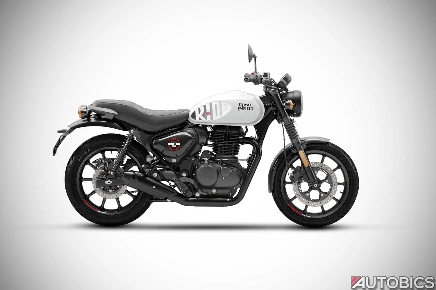 2022 Royal Enfield Hunter 350 Dapper White