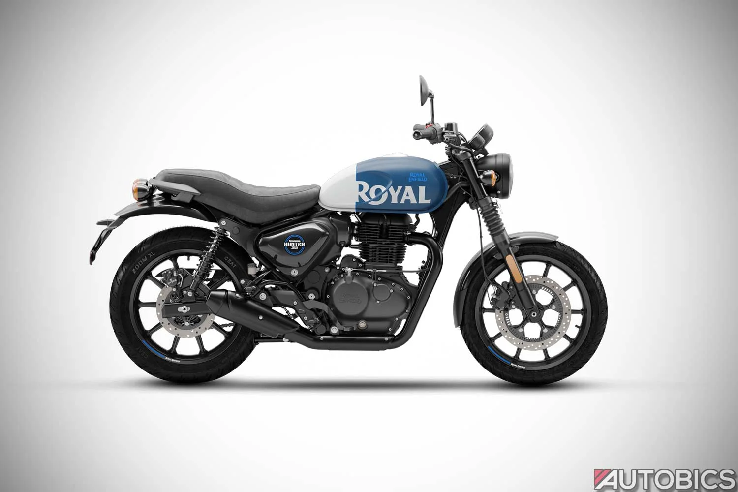 2022 Royal Enfield Hunter 350 Rebel Blue