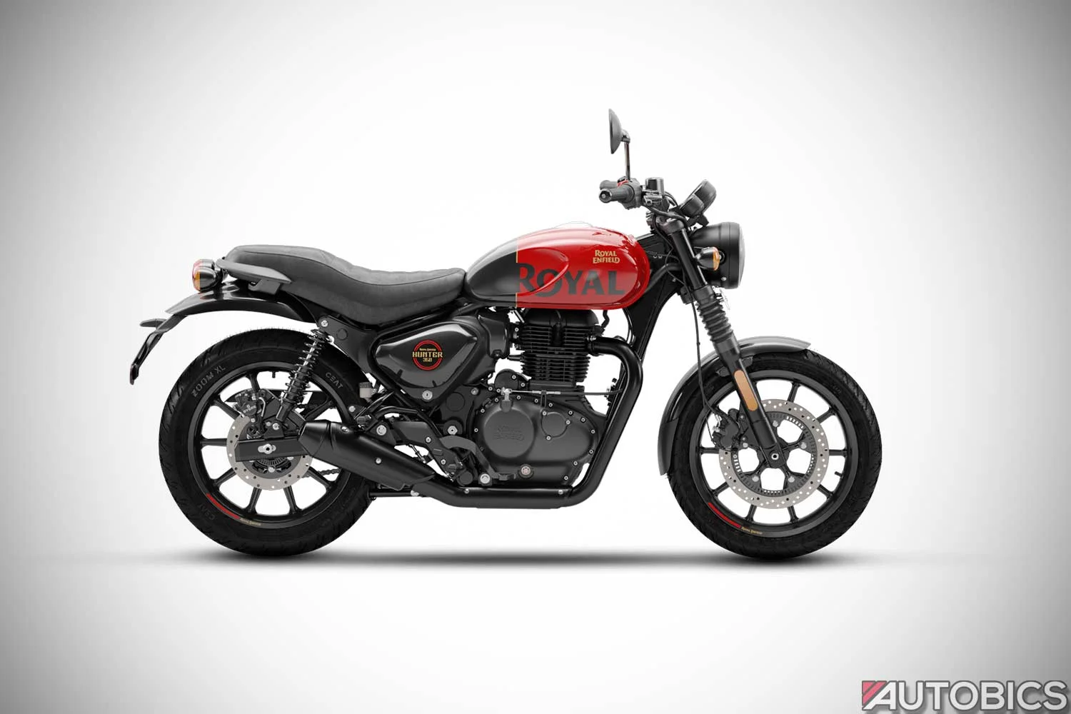 2022 Royal Enfield Hunter 350 Rebel Red